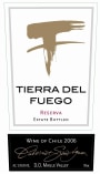 Tierra del Fuego Reserva Cabernet Sauvignon 2006 Front Label