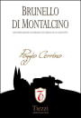 Tiezzi Brunello di Montalcino Poggio Cerrino 2011 Front Label