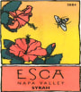 Esca Wines Syrah 2004 Front Label