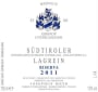 Erbhof Unterganzner Lagrein Riserva 2011 Front Label