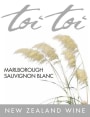 Toi Toi Wines Sauvignon Blanc 2015 Front Label