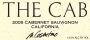 Cosentino The Cab Cabernet Sauvignon 2005 Front Label