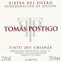 Tomas Postigo Crianza 2011 Front Label