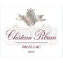 Chateau Pibran  2012 Front Label