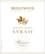 Bridlewood  Reserve Syrah 2004 Front Label
