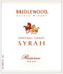 Bridlewood  Reserve Syrah 2003 Front Label