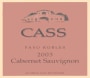 Cass Winery Cabernet Sauvignon 2003 Front Label