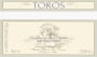 Toros Franco Azienda Agricola Collio Sauvignon 2003 Front Label