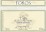 Toros Franco Azienda Agricola Collio Pinot Bianco 2007 Front Label