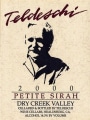 F. Teldeschi Winery Petite Sirah 2000 Front Label