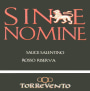 Torrevento Azienda Vinicola Salice Salentino Sine Nomine Riserva 2006 Front Label