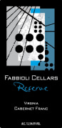 Fabbioli Cellars Reserve Cabernet Franc 2011 Front Label