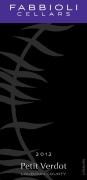 Fabbioli Cellars Petit Verdot 2012 Front Label