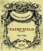 Fairchild Cabernet Sauvignon 2006 Front Label