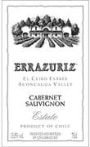 Errazuriz Cabernet Sauvignon 2000 Front Label