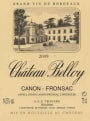 Travers Bordeaux Canon-Fronsac Chateau Belloy 2009 Front Label