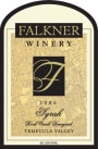 Falkner Winery Rock Creek Vineyard Syrah 2006 Front Label
