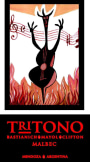 TriTono Malbec 2009 Front Label