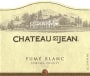 Chateau St. Jean Fume Blanc 2000 Front Label