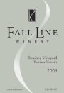 Fall Line Winery Boushey Vineyard Red Blend 2008 Front Label