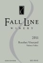 Fall Line Winery Boushey Vineyard Red Blend 2011 Front Label