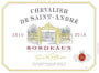 UniVitis Bordeaux Chevalier de Saint-Andre Rouge 2010 Front Label