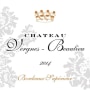 UniVitis Bordeaux Superieur Chateau Vergnes-Beaulieu 2014 Front Label