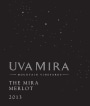 Uva Mira Mountain Vineyards The Mira Merlot 2013 Front Label