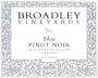 Broadley Shea Pinot Noir 2009 Front Label