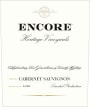 Encore Heritage Vineyards Cabernet Sauvignon 2015 Front Label
