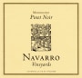 Navarro Anderson Valley Pinot Noir 2012 Front Label