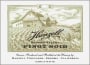 Hanzell Pinot Noir 2001 Front Label