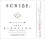 Scribe Estate Riesling 2012  Front Label
