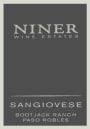 Niner Bootjack Ranch Sangiovese 2006  Front Label