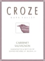 Croze Cabernet Sauvignon 2000  Front Label