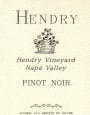 Hendry Pinot Noir 2011  Front Label