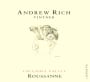 Andrew Rich Roussanne 2012 Front Label