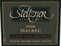 Steltzner Estate Malbec 2006  Front Label