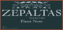 Zepaltas Sonoma Coast Pinot Noir 2008 Front Label