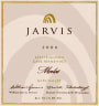 Jarvis Estate Grown Cave Fermented Merlot 2000 Front Label