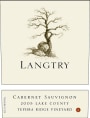 Langtry Estate Tephra Ridge Vineyard Cabernet Sauvignon 2005 Front Label