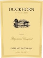 Duckhorn Patzimaro Vineyard Cabernet Sauvignon 2013  Front Label