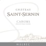 Chateau Saint-Sernin Cahors 2012  Front Label