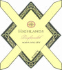Highlands Winery Zinfandel 2013  Front Label