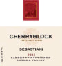 Sebastiani Cherryblock Cabernet Sauvignon 2002 Front Label