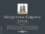 Sequoia Grove Syrah 2008  Front Label