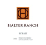 Halter Ranch Syrah 2011  Front Label