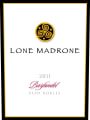 Lone Madrone Barfandel 2011 Front Label