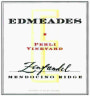 Edmeades Perli Vineyard Zinfandel 2007  Front Label