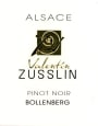 Valentin Zusslin Bollenberg Pinot Noir 2010 Front Label